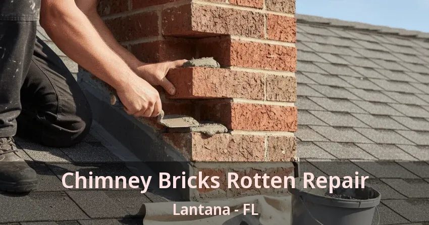 Chimney Bricks Rotten Repair Lantana - FL