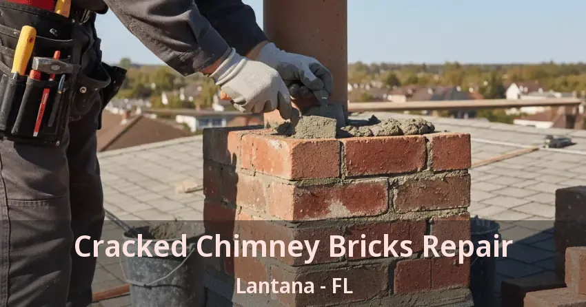 Cracked Chimney Bricks Repair Lantana - FL