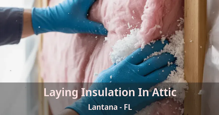 Laying Insulation In Attic Lantana - FL